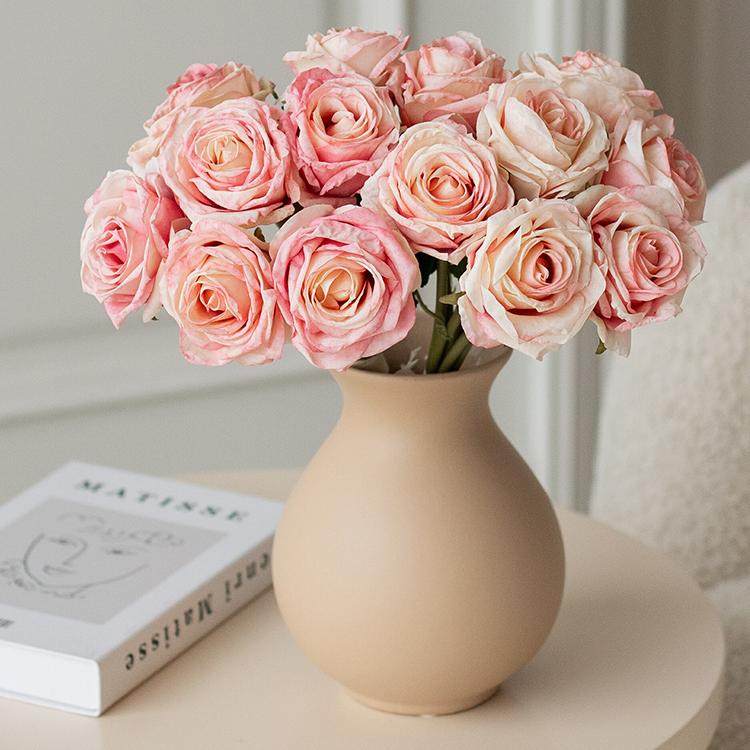 南十字星 法式玫瑰仿真花客厅假花摆设干花餐桌花摆花高级仿生花,淘宝优惠券,粉丝福利购,淘宝优惠卷