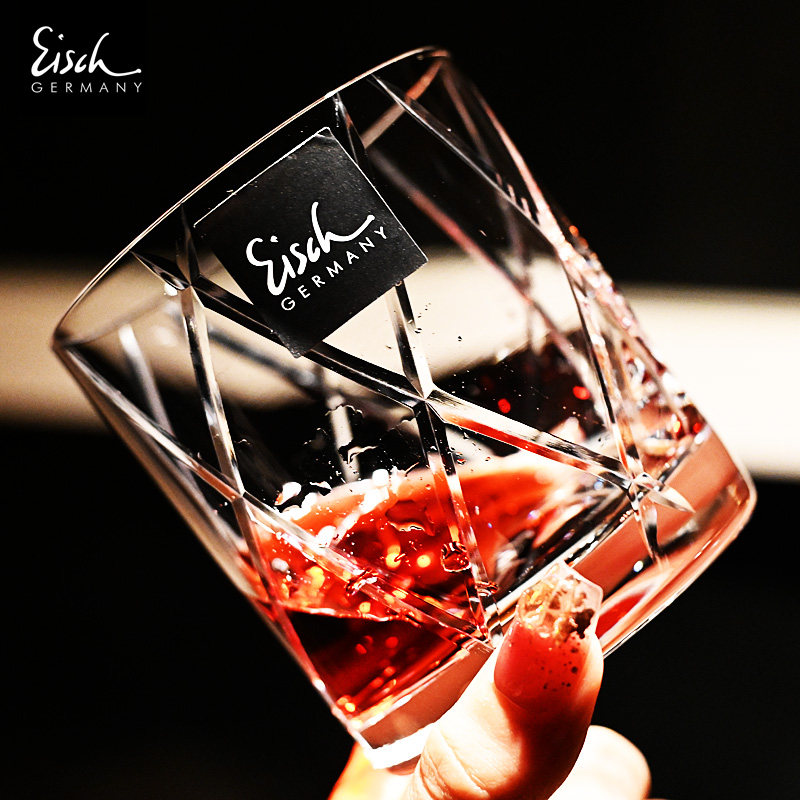 德国Eisch进口水晶玻璃杯轻奢高级感威士忌洋酒杯透明古典水杯子,淘宝优惠券,粉丝福利购,淘宝优惠卷