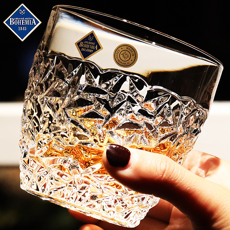 捷克BOHEMIA进口水晶玻璃xo威士忌杯啤酒杯果汁茶杯调洋酒杯水杯,淘宝优惠券,粉丝福利购,淘宝优惠卷