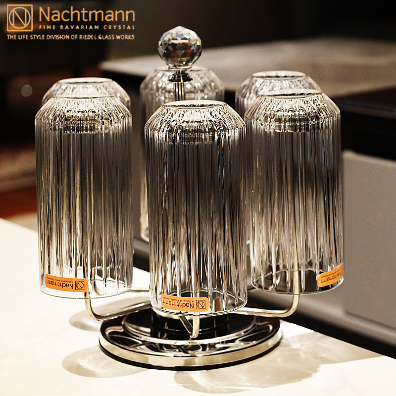 德国进口水晶玻璃高档XO洋酒杯啤酒杯威士忌酒杯高水杯子家用套装 - 图2