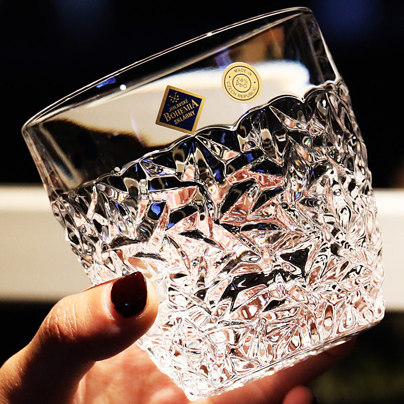 捷克BOHEMIA进口水晶玻璃xo威士忌杯啤酒杯果汁茶杯调洋酒杯水杯,淘宝优惠券,粉丝福利购,淘宝优惠卷