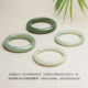 Natural clear water light green Hetian jade bracelet with lifelong fidelity