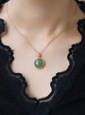 【好运】S925纯银镶嵌紫玉青玉几