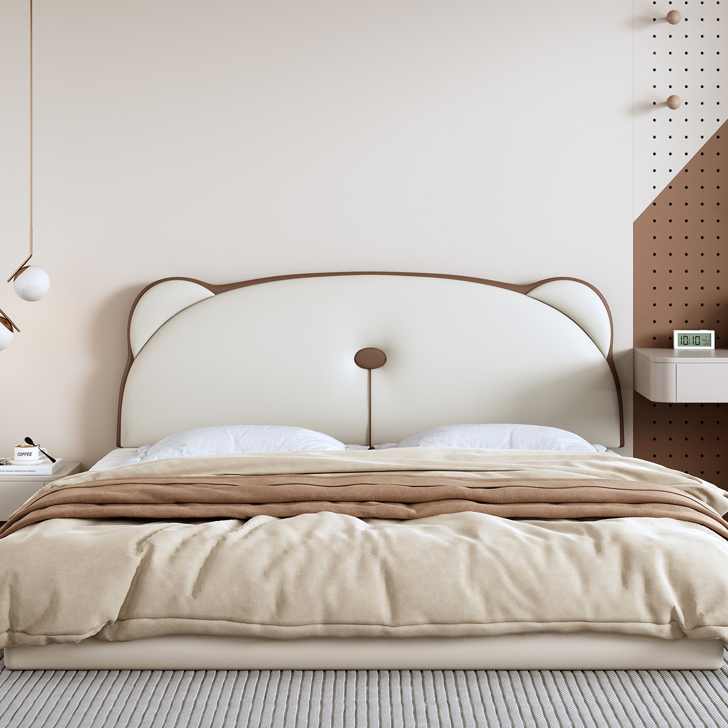 小熊床头软包卧室防撞神器儿童榻榻米靠垫床靠背垫新款定制靠枕,淘宝优惠券,粉丝福利购,淘宝优惠卷