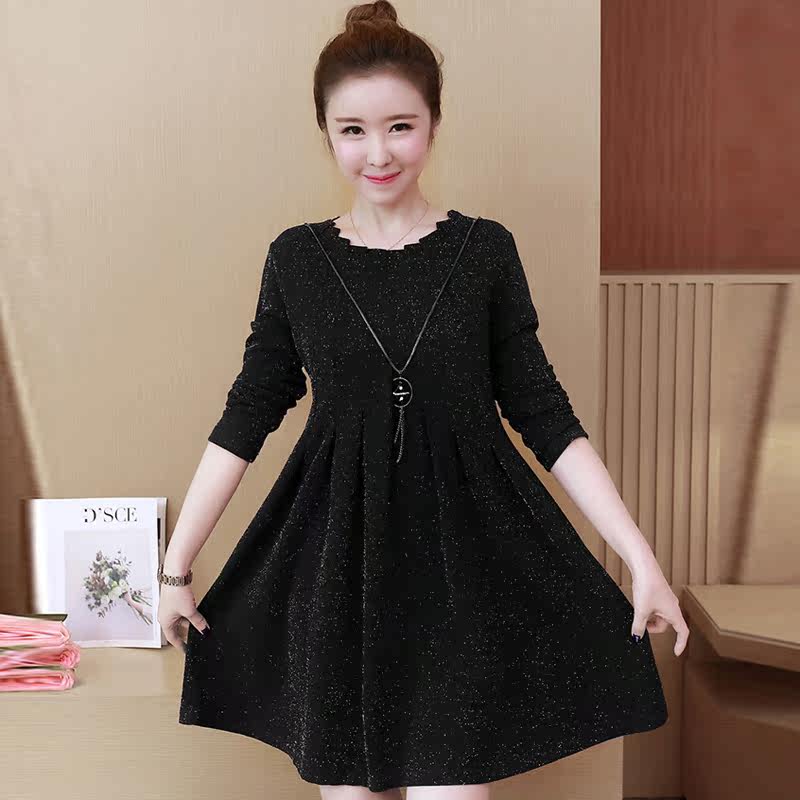 超大码女装胖mm减龄洋气适合连衣裙 媚娇兰大码女装