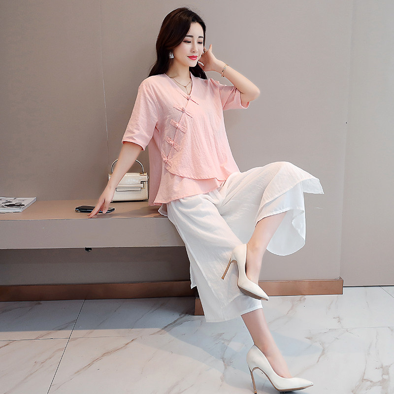 大码女装胖mm洋气套装大腿粗遮肚子 媚娇兰大码女装