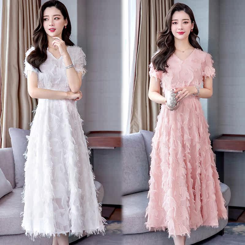 大码女装胖mm连衣裙洋气胯宽沙滩裙 媚娇兰大码女装