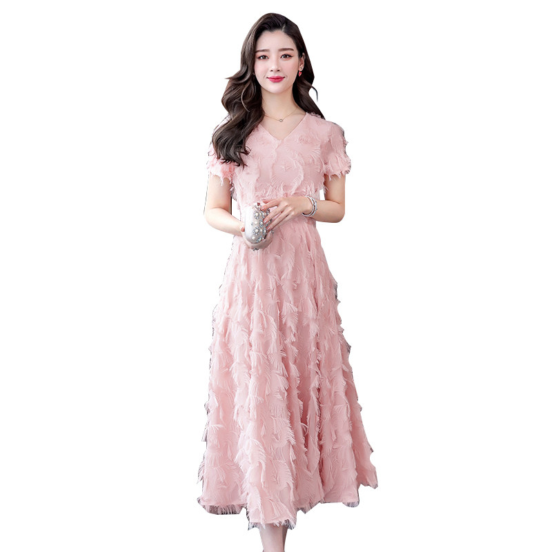 大码女装胖mm连衣裙洋气胯宽沙滩裙 媚娇兰大码女装