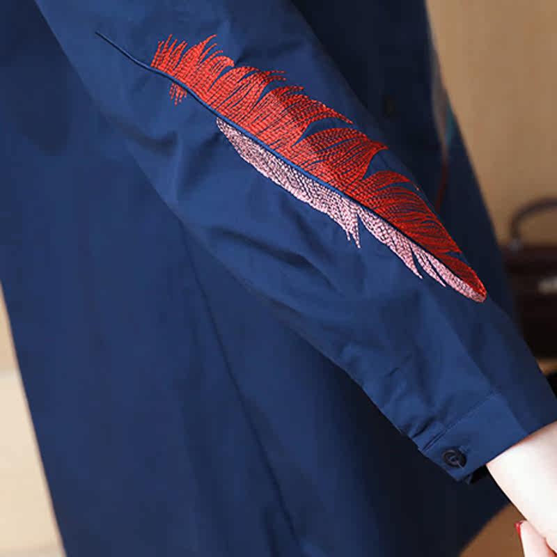 2019秋季新款大码女装宽松韩版衬衣 媚娇兰大码女装