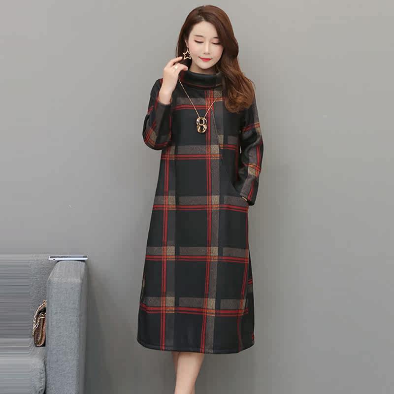 大码女装胖mm韩版洋气减龄连衣裙 媚娇兰大码女装