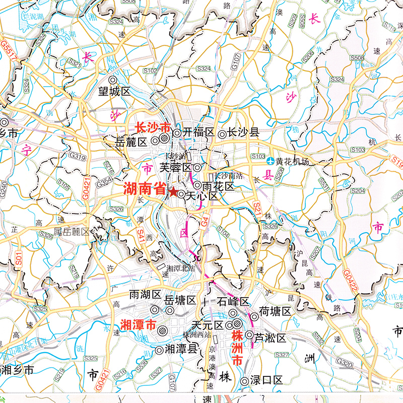 浏阳市全域旅游地图2023全新版 旅游美食美宿攻略 交通信息 - 图3