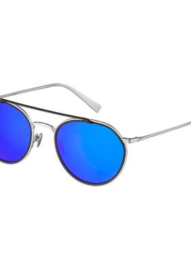 代购MauiJim男女太阳镜偏光防紫外线高清视野抗反光圆形金属框