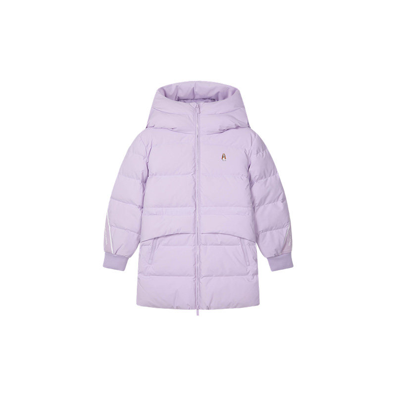 「三防」暇步士童装女童中长款羽绒服冬装新款大童保暖儿童厚外套,淘宝优惠券,粉丝福利购,淘宝优惠卷