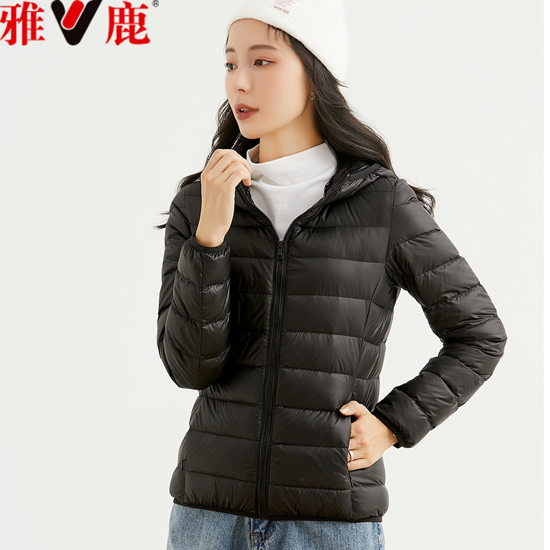 雅鹿反季轻薄短款2020年新款羽绒服 yaloo雅鹿悦己羽绒服