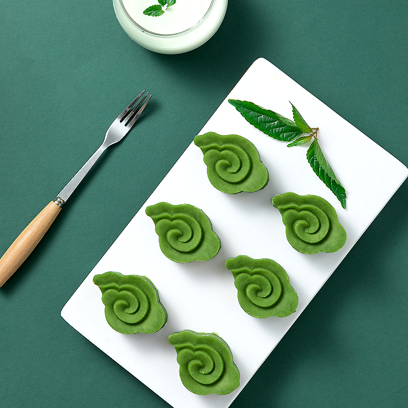 张大酥抹茶绿豆糕老式正宗桂花味饼传统糕点中式茶点宋代点心零食