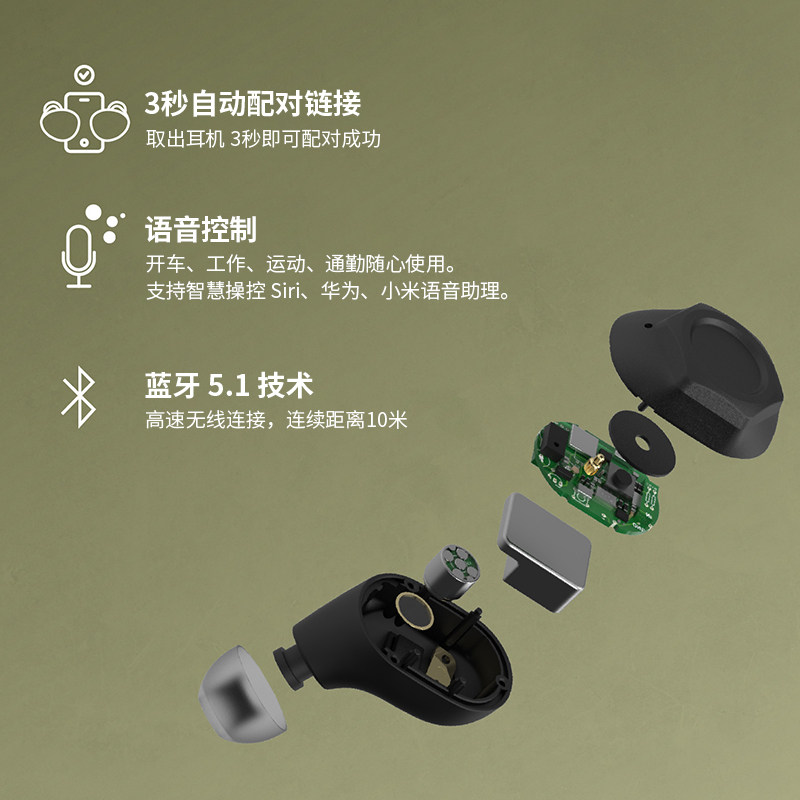 原装正品真黑华为oppo苹果sony三星 ringke蓝牙耳机