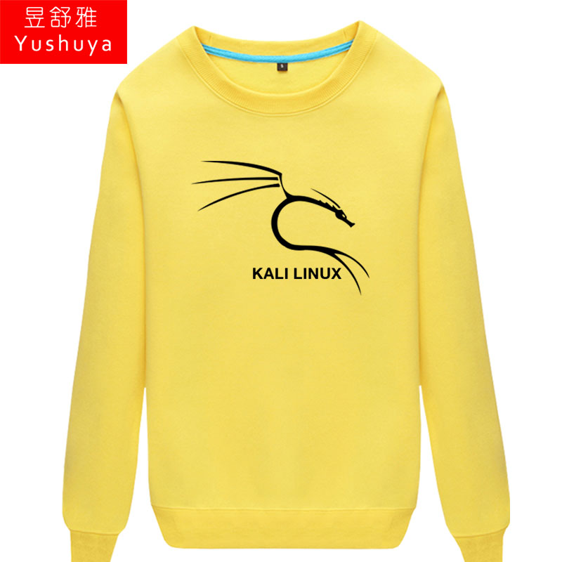 kali操作系统LINUX编程码农程序猿员卫衣圆领男女个性薄长袖衣服