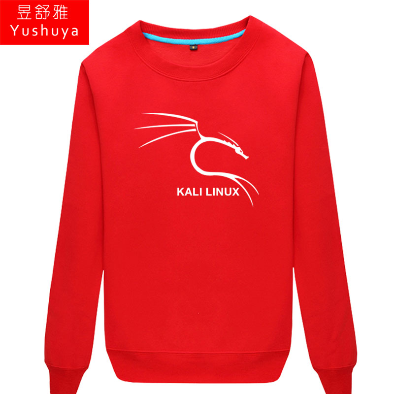 kali操作系统LINUX编程码农程序猿员卫衣圆领男女个性薄长袖衣服