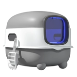 Кошачья песчаная бассейн Супер большой полный закрытый туалетный песчаный песчаный котский песчаный бассейн против выброса всплеска.