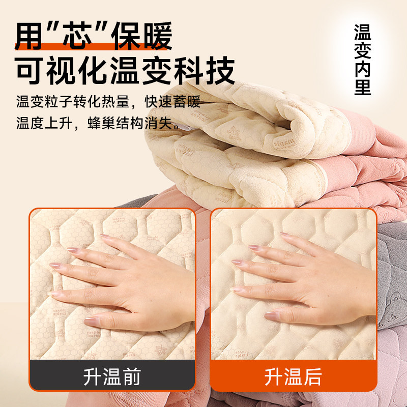 儿童校服神器棉裤内搭学生加绒加厚内穿女童秋冬季蚕丝男童保暖裤-图2