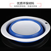 Foldable bait fishing equipment mixing basin