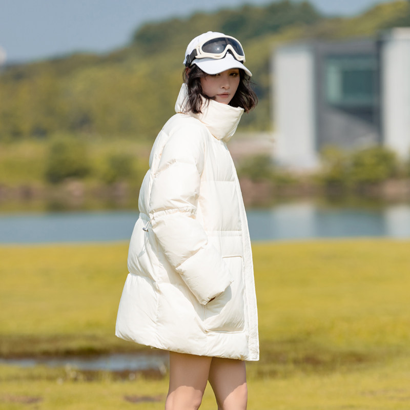 九江羽绒服短款女2025冬季新款白鸭绒加厚时尚韩版小个子外套,淘宝优惠券,粉丝福利购,淘宝优惠卷