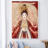 Diamond Diamond Plound of Diamond Poster Diamond Cross Emprocery 2023 Новая китайская гостиная спальня простая бриллиантовая вышивка