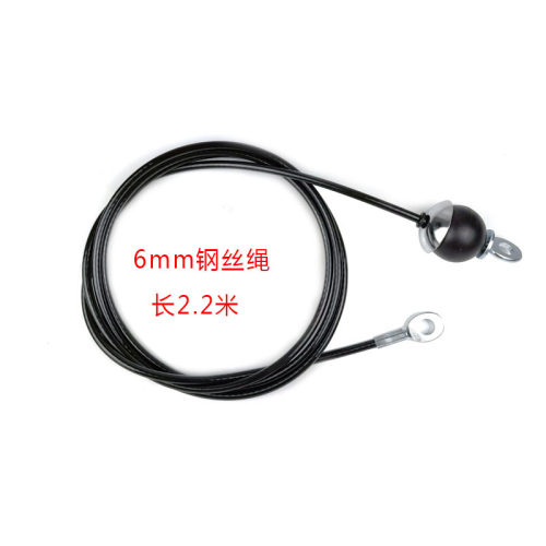 自制健身器材改装配件DIY家用高位下拉练习大飞鸟器械滑轮钢丝绳 - 图1