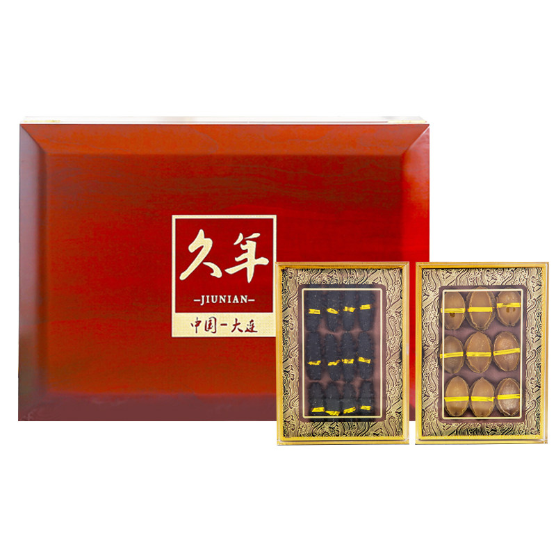 头茬秋参久年大连淡大礼盒鲍鱼干货 久年海参