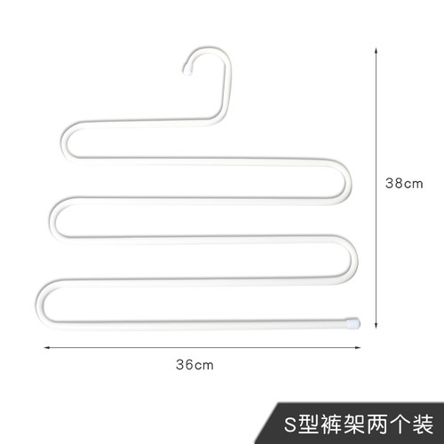 衣柜收纳多层衣架 裤子架衣柜防滑裤架S形多功能魔术裤架多层裤挂 - 图3