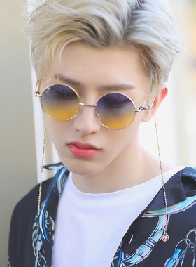 墨镜蔡徐坤原宿复古风同款眼镜