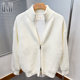 Double zipper solid color cardigan men's knitted sweater