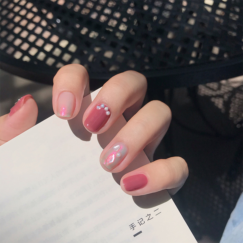 一然化妆品旗舰店多肉葡萄一然指甲油免烤快干女持久可撕拉无毒无味运孕妇可用显白2