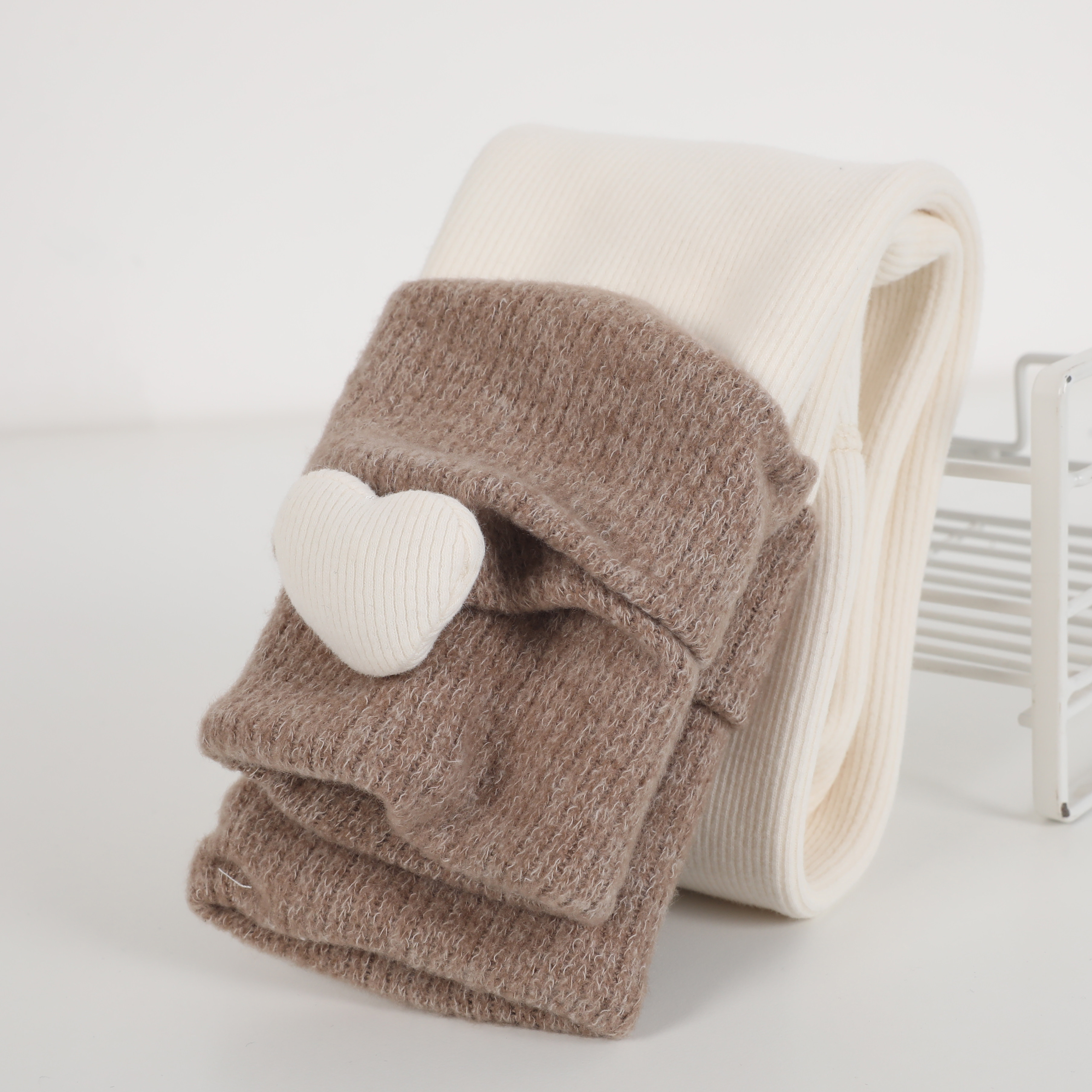 女童打底裤加绒加厚外穿桑蚕丝一体绒冬季爱心堆堆袜儿童打底裤子,淘宝优惠券,粉丝福利购,淘宝优惠卷