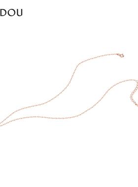 AJIDOU阿吉豆925银简约优雅项链女轻奢小众新款高级颈链锁骨链女