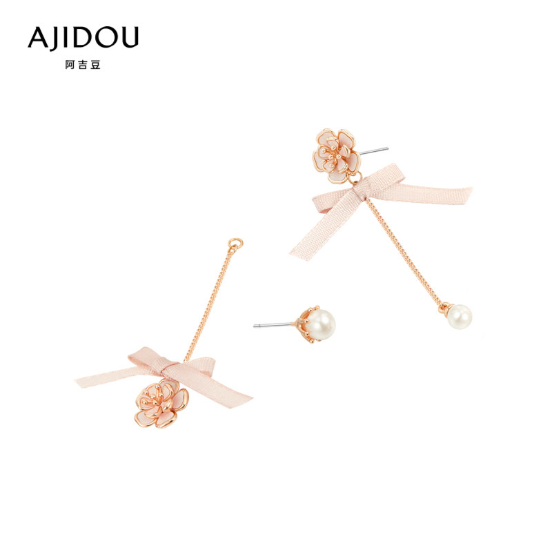 ajidou桃花期系列百妖谱ip丝带耳环 AJIDOU耳环