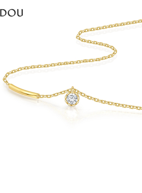 阿吉豆项链925银颈链时尚锁骨链