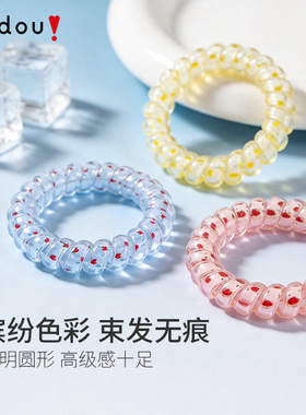 阿吉豆电话线发圈女高级感头绳女