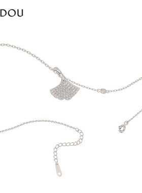 阿吉豆项链925银优雅精致锁骨链