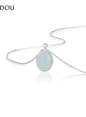 阿吉豆女款项链925银优雅锁骨链