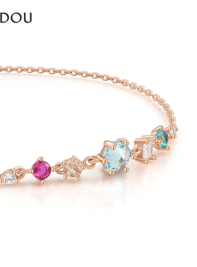 阿吉豆手链女款时尚个性合金手串