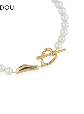 阿吉豆项链女款锁骨链不规则颈链