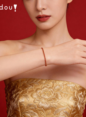 阿吉豆手链女款S925银福禄手饰品