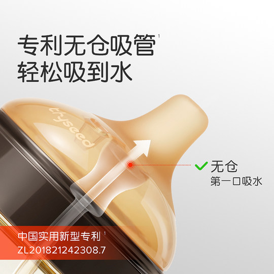 世喜鸭嘴杯学饮杯婴儿6个月以上一12月宝宝喝水杯奶瓶ppsu杯防呛