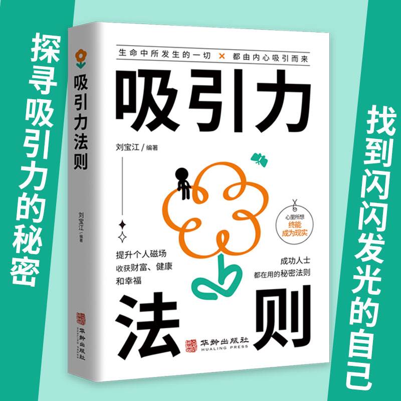 吸引力法则 成功人士都在用的秘密法则 提升个人磁场收获财富健康和幸福人生就是一场精神的修炼 - 图0