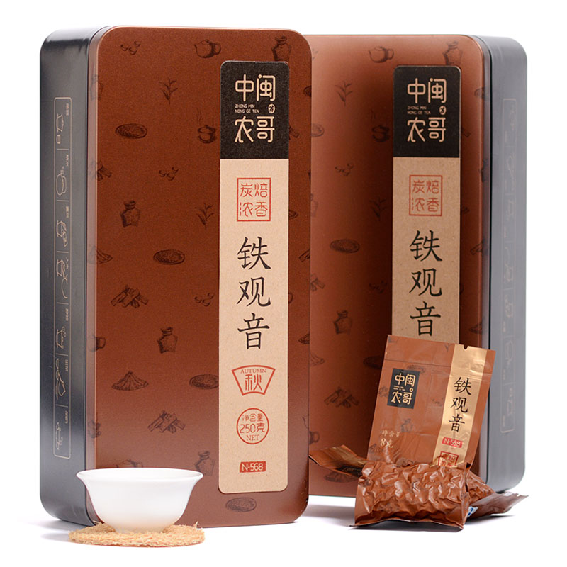 中闽农哥旗舰店正宗特级安溪铁观音茶叶传统炭焙浓香型新茶中闽农哥乌龙茶3