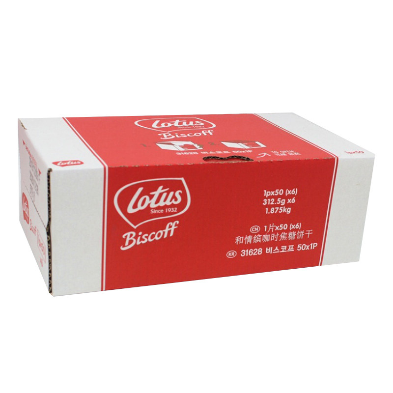 比利时进口lotus和情焦糖散装饼干 智勇食品酥性饼干