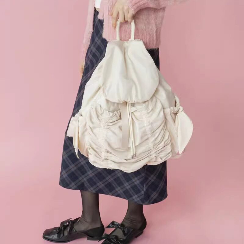 Casselini Japanese pleated large-capacity backpack