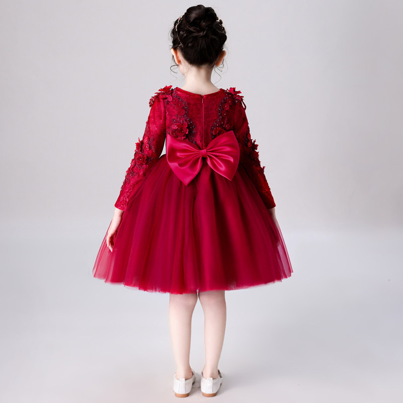 儿童礼服公主裙花童婚纱女童婚礼宝宝周岁生日洋气高定小众演出裙,淘宝优惠券,粉丝福利购,淘宝优惠卷