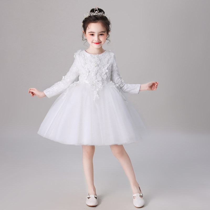 儿童礼服公主裙花童婚纱女童婚礼宝宝周岁生日洋气高定小众演出裙,淘宝优惠券,粉丝福利购,淘宝优惠卷